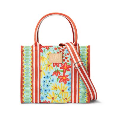 Painterly Garden Canvas Carryall