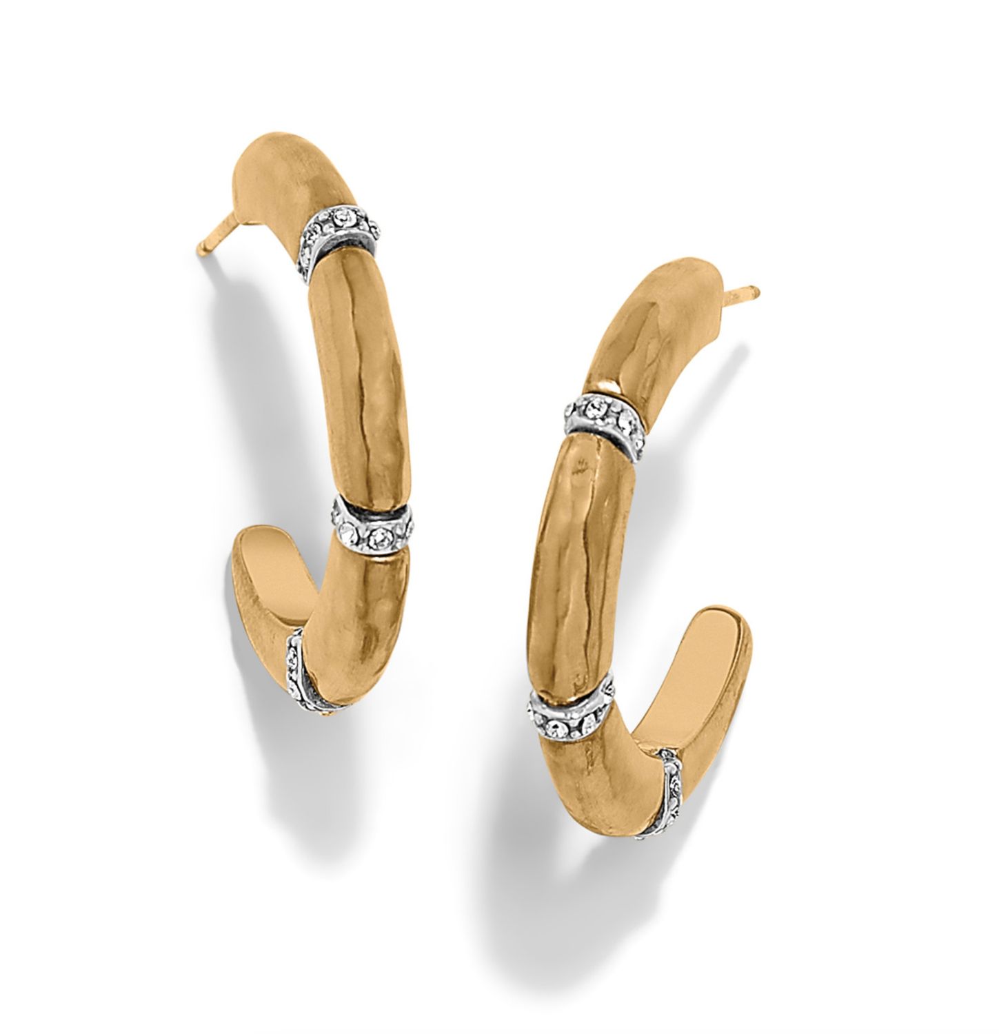 Meridian Geo Open Hoop Earrings