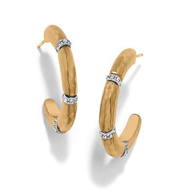 Meridian Geo Open Hoop Earrings