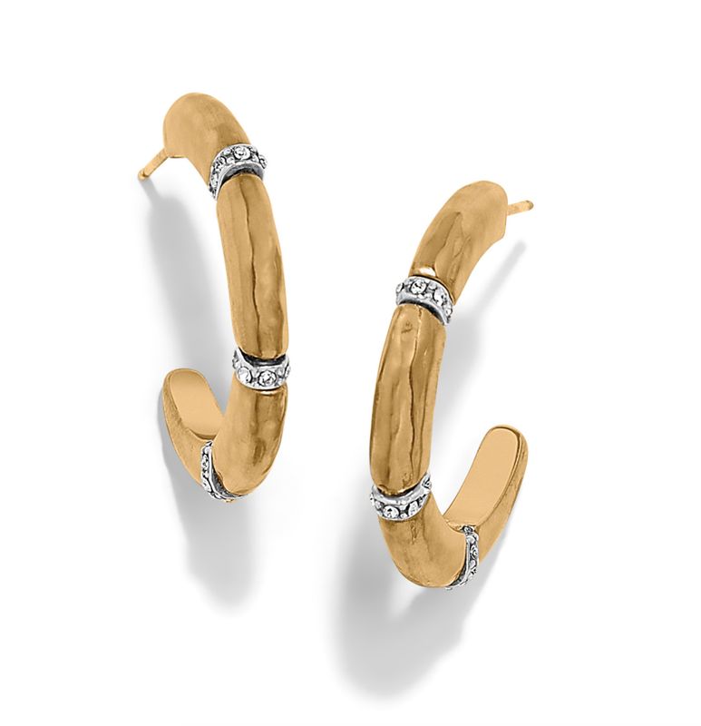 Meridian Geo Open Hoop Earrings