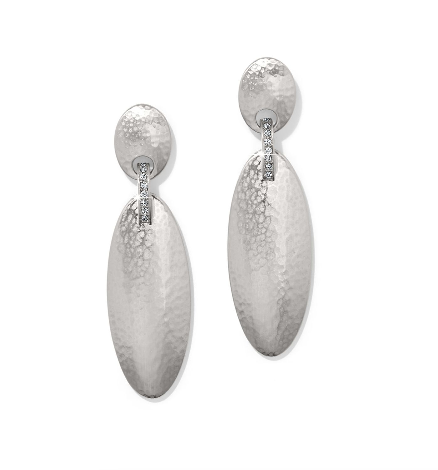 Meridian Orbit Oval Post Drop Earrings