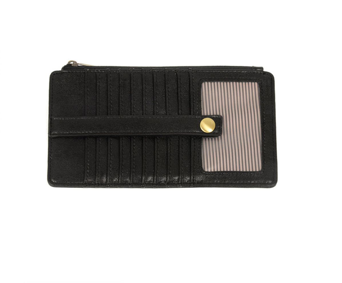 Kara Mini Wallet, Color: Black