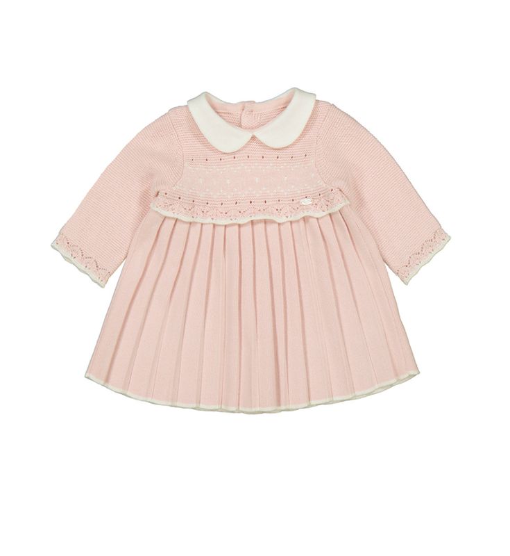 Pleated Knit Dress