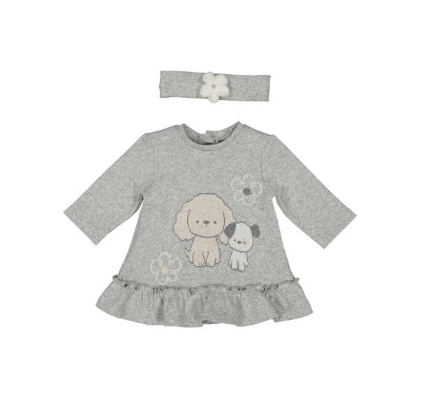 Puppy Dog Knit Dress, Size: 2-4. 3-6m