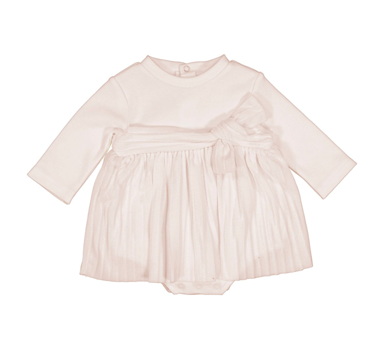 Pleated Dress, Size: 0-1. Newborn, Color: Baby Rose Pink