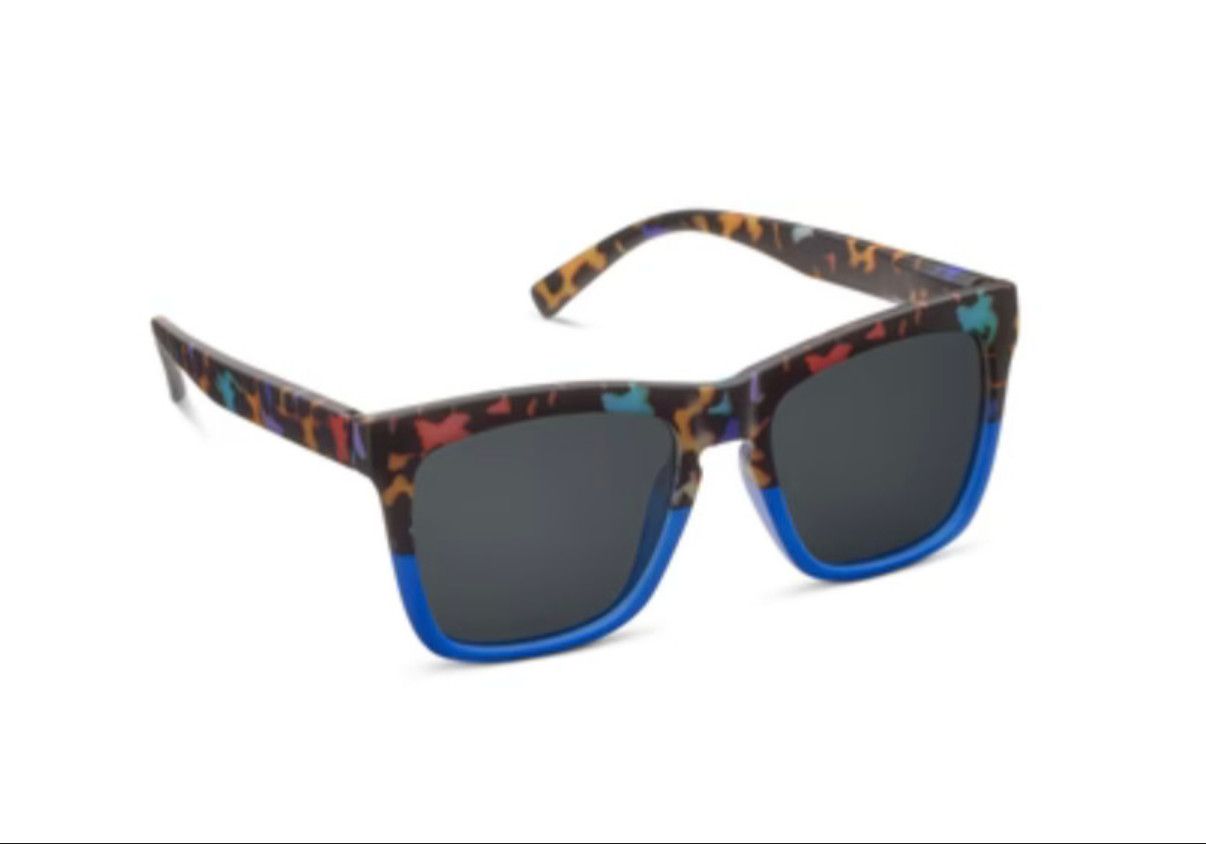 Peepers Sunglasses Cape May Peepfetti Tortoise Blue, Strength: 0.00
