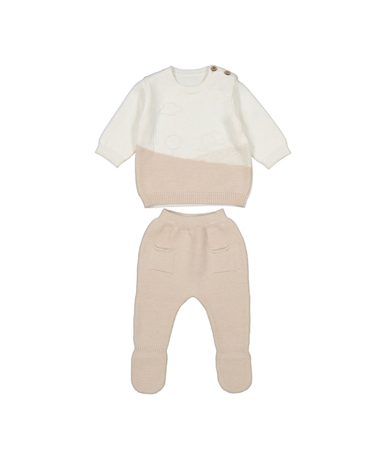 Knit Leg Warmer Set, Color: Soja Soy, Size: 0-1. Newborn