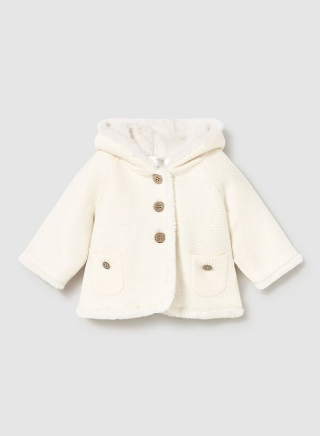 Pompon Knit Cardigan