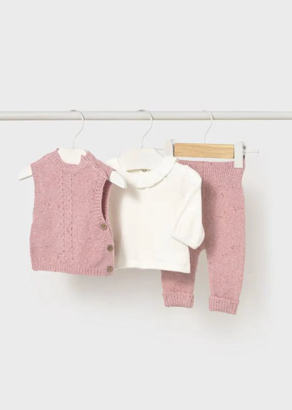 Orchid Pink Knit Legging Set