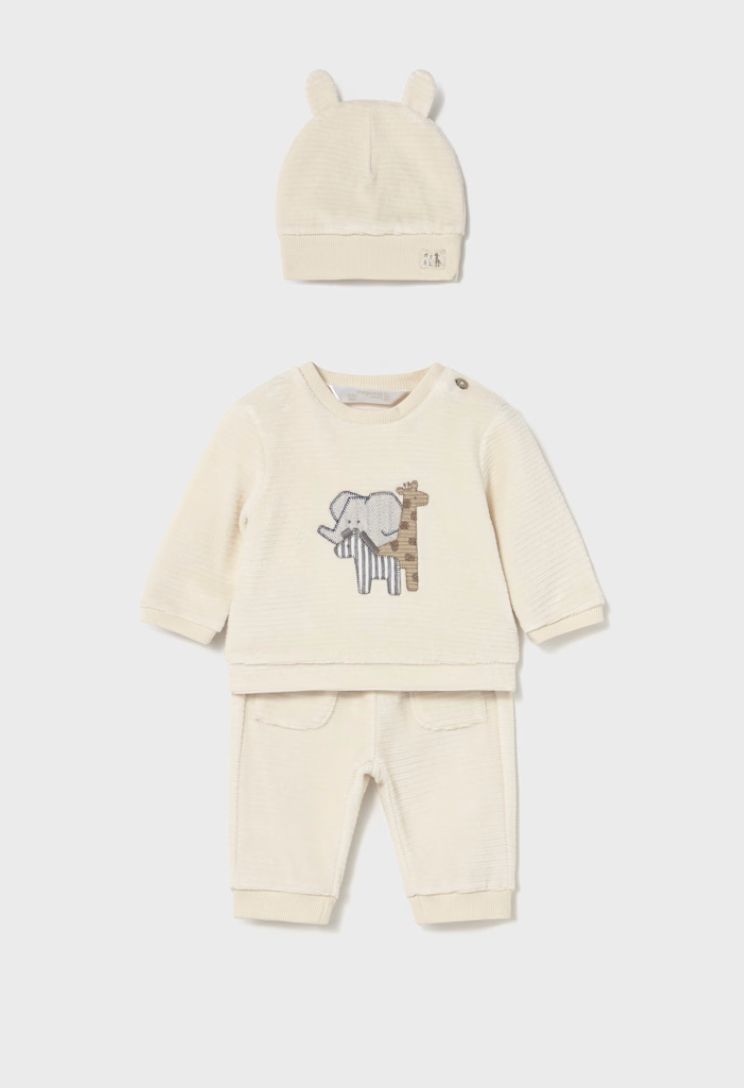 Zoo Animal Pottery 3 Piece Corduroy Tracksuit