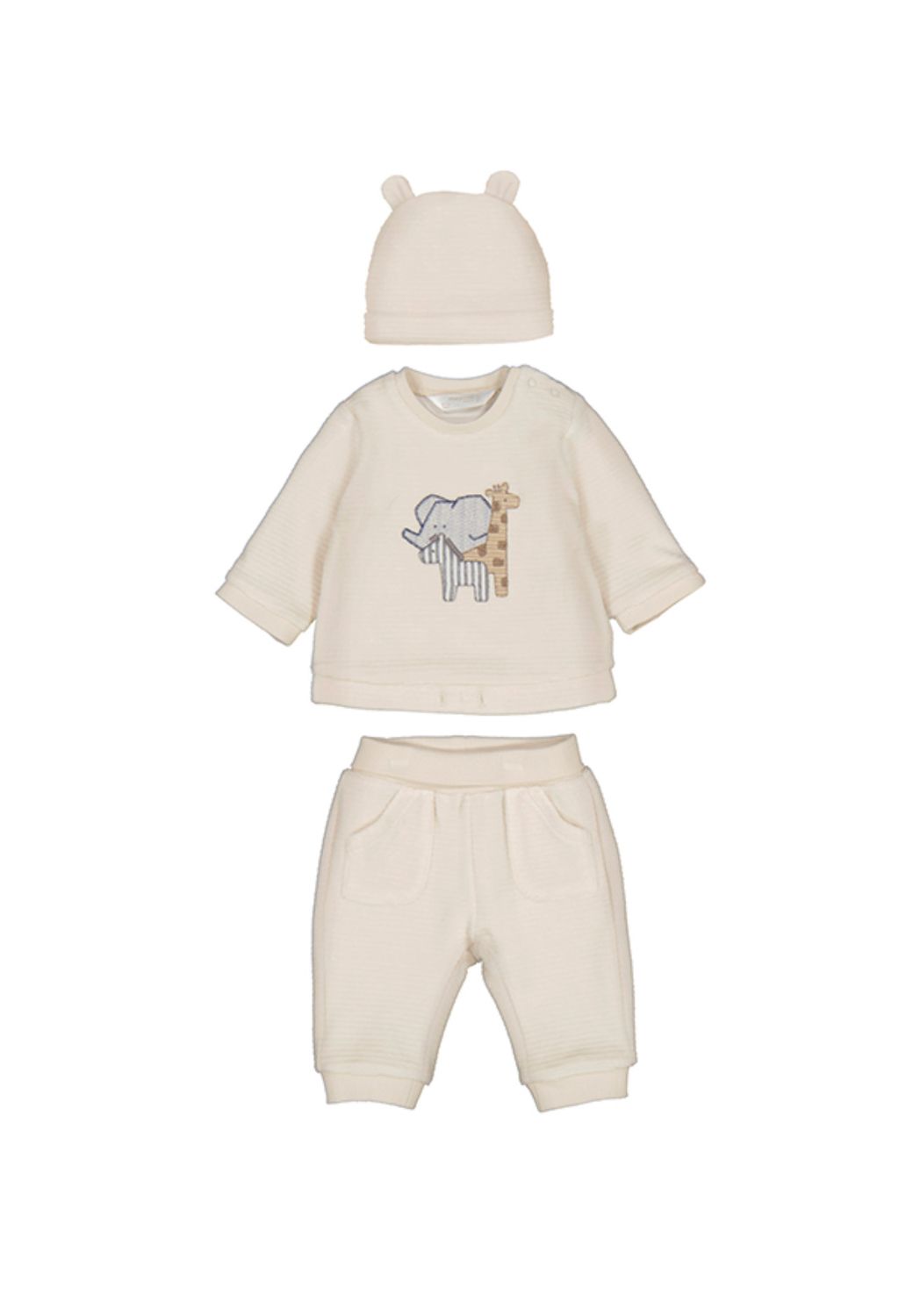 Zoo Animal Pottery 3 Piece Corduroy Tracksuit, Size: 4-6. 6-9m
