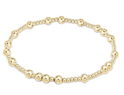 Extends Hope Unwritten 4mm Bead Bracelet Gold