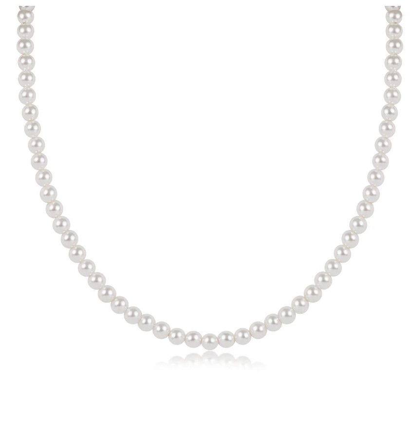 15&quot; Classic 4mm Pearl Bead Choker