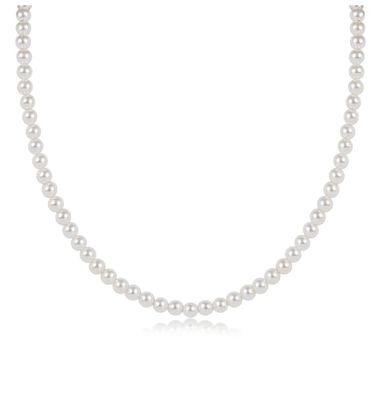 15&quot; Classic 4mm Pearl Bead Choker