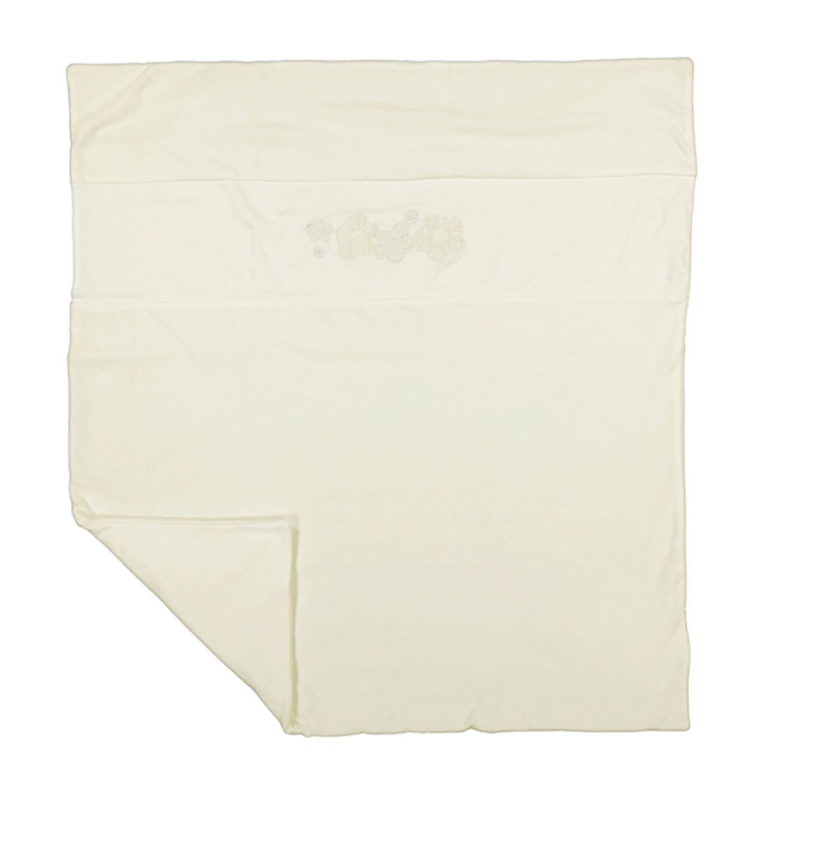 Embellished Baby Blankets, Color: Natural Cream