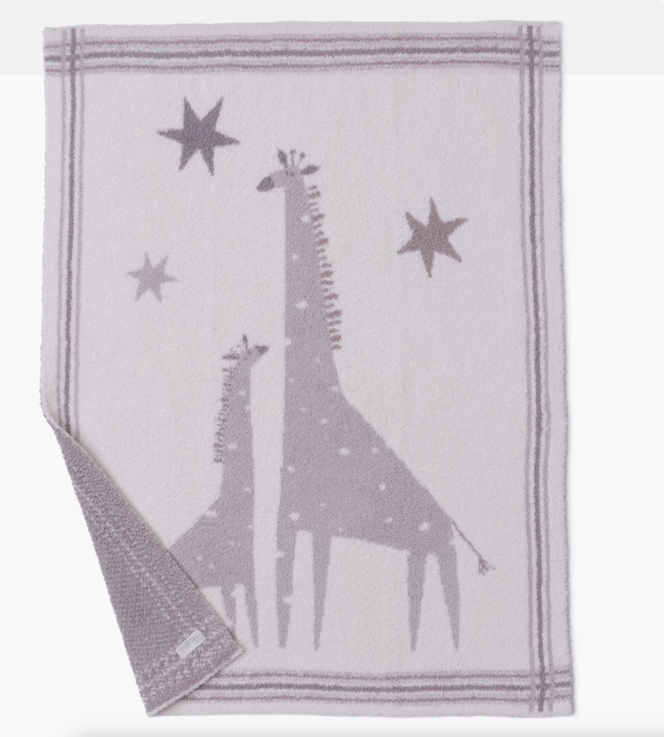 Sandstone Giraffe Stroller Blanket