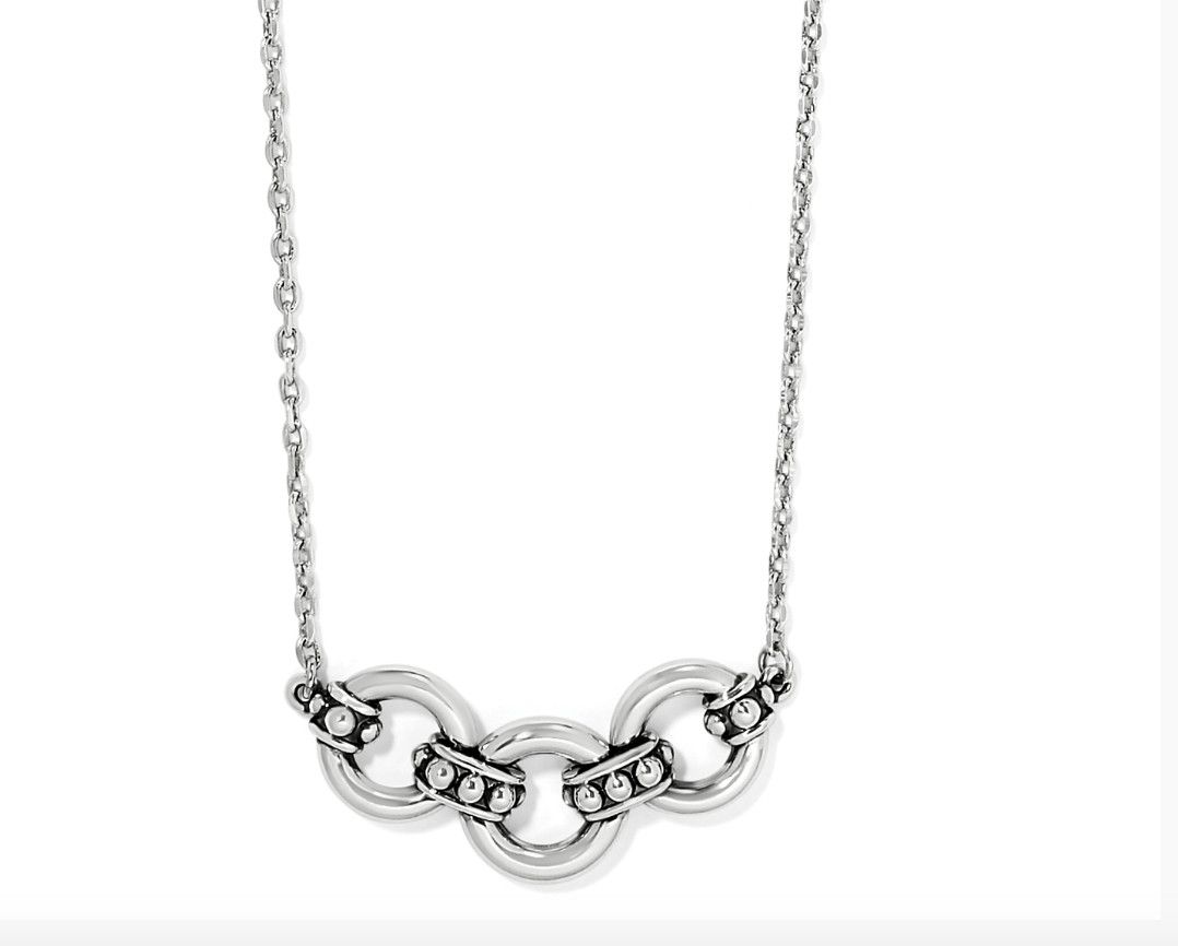 Pretty Tough Stud Trio Necklace