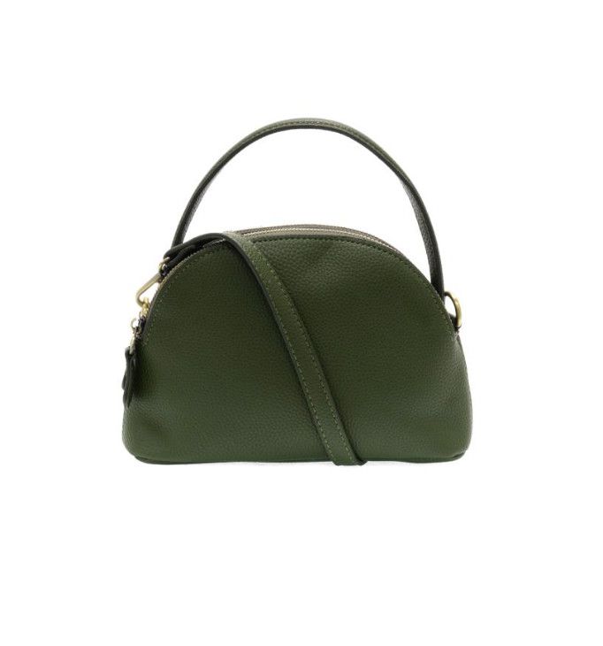 Larissa Double Zip Dome Crossbody