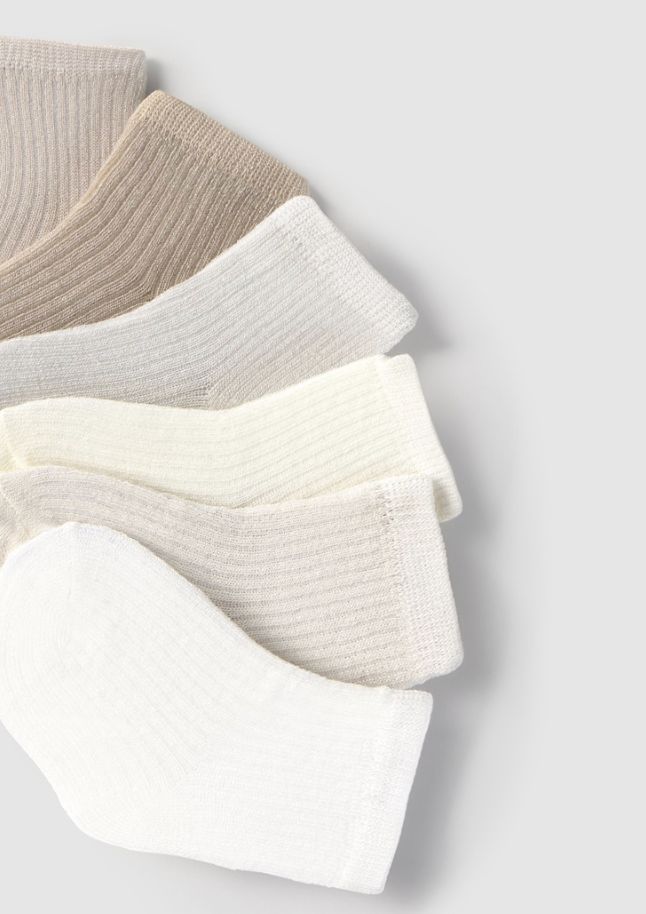 6 Piece Ribbed Sock Sets