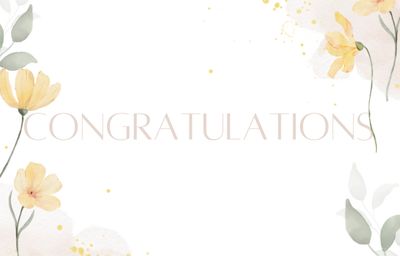 Congratulations
