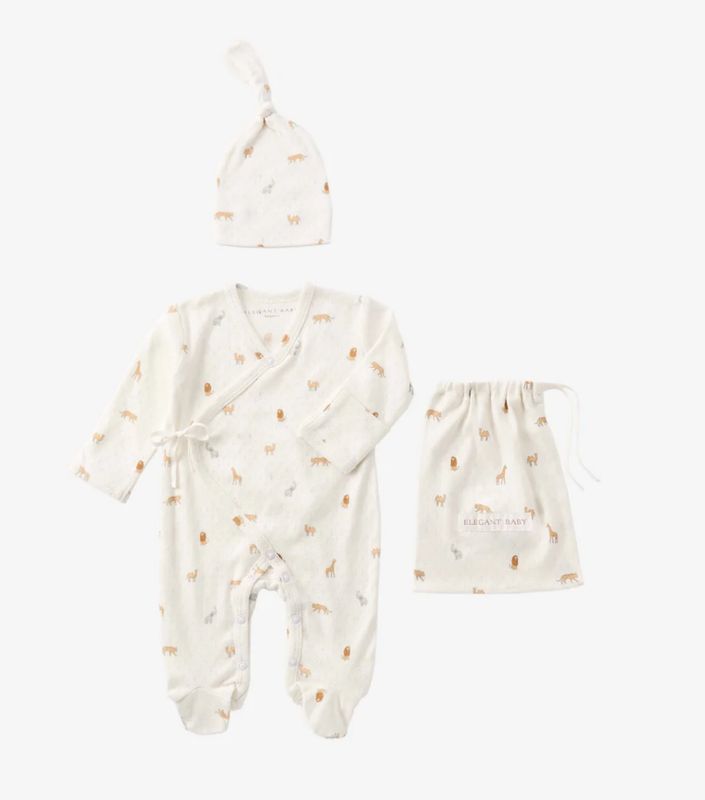 Organic Cotton Pointelle Layette Gift Set