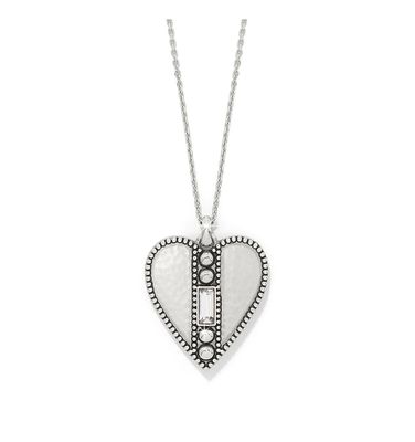 Pretty Tough Gem Heart Necklace