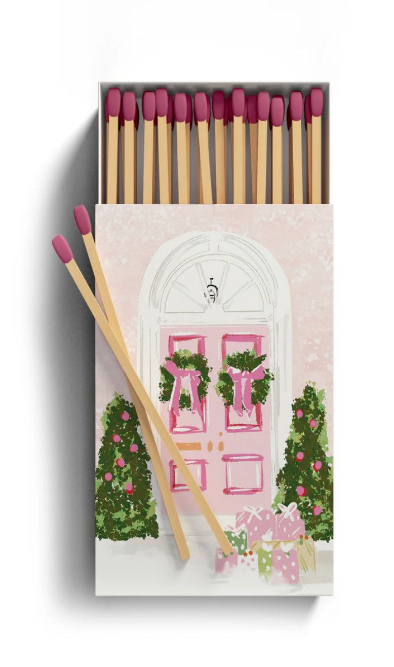 Candy Cane Cottage Boxed Matches