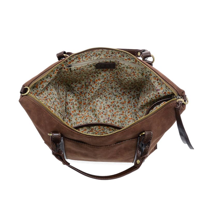 Mabel Faux Suede Tote