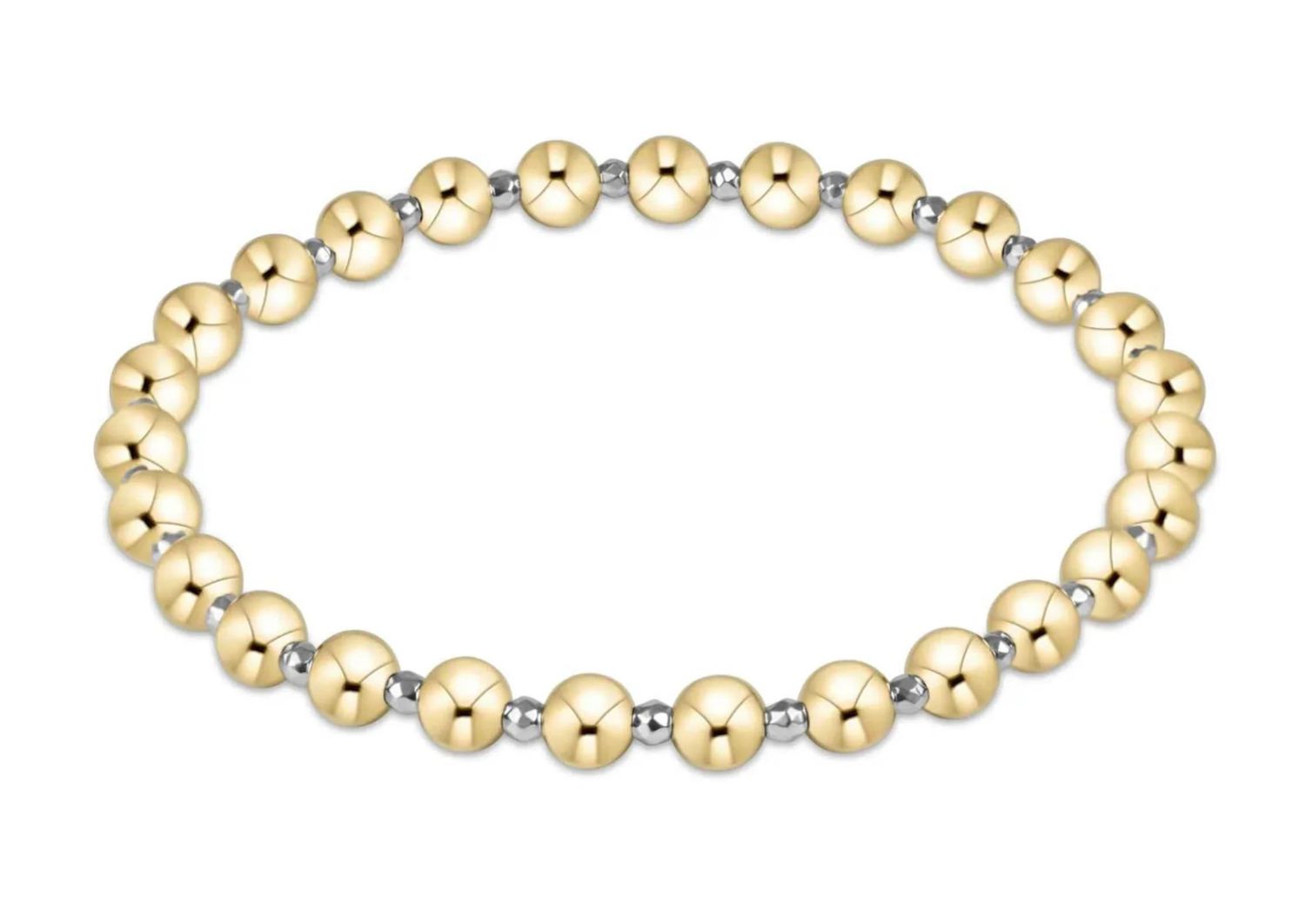 Faceted Hematite Grateful Pattern Bracelet, Style Number: Silver, Size: 5mm