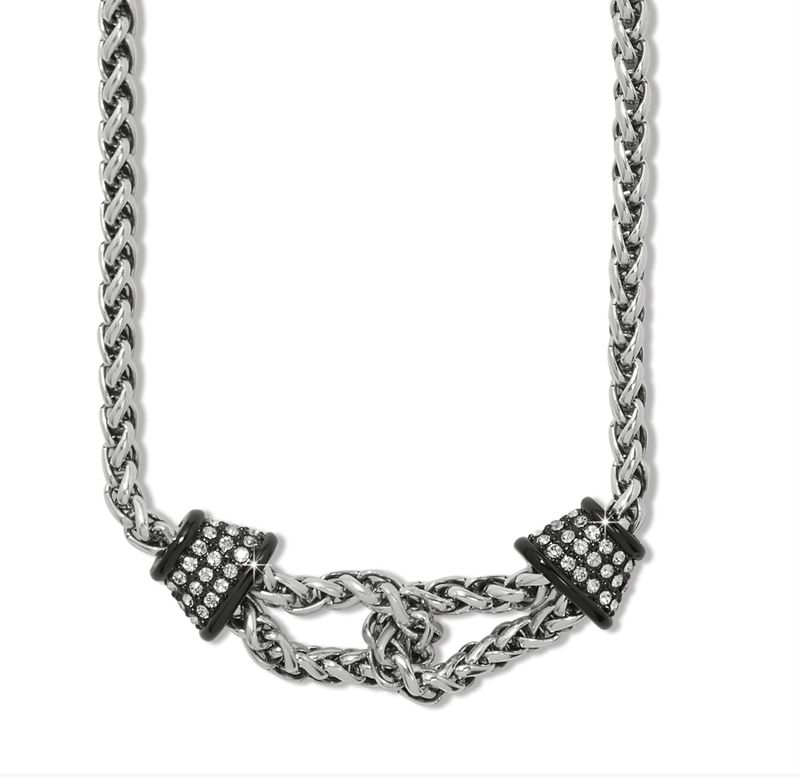 Brighton Meridian Ventus Necklace with polished silver-tone finish and elegant design, available in Poughkeepsie NY