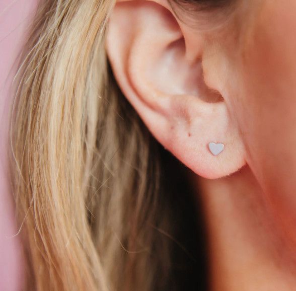 Mini Heart Studs