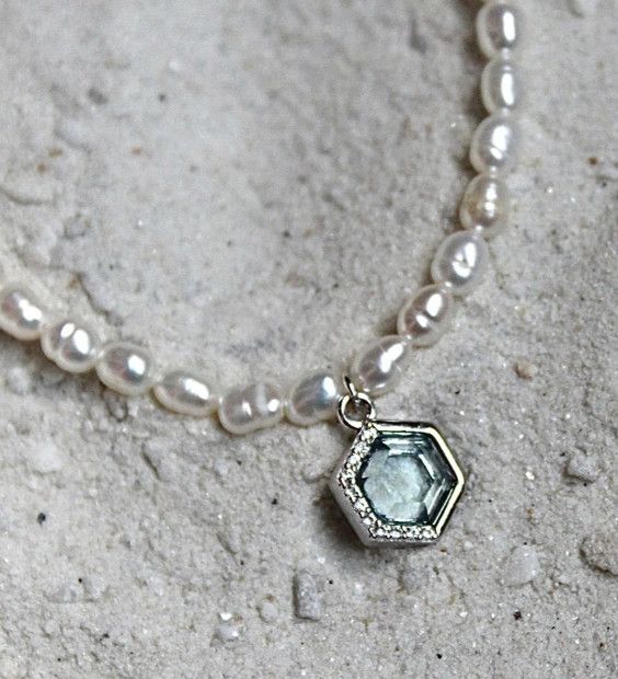 Stardust Pearl Bracelet, Color: SILVER