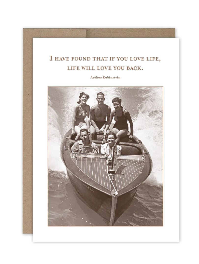 If You Love Life Birthday Card