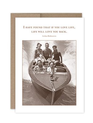 If You Love Life Birthday Card
