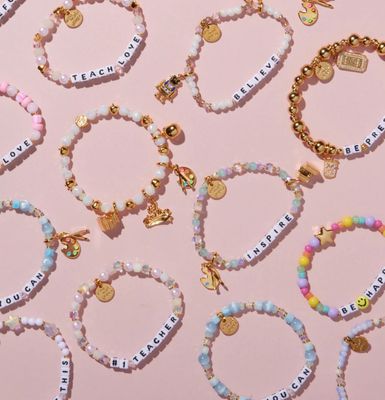 Little Words Project Back To School 2025 Bracelets with colorful beads and inspiring words, available in Poughkeepsie, NY.