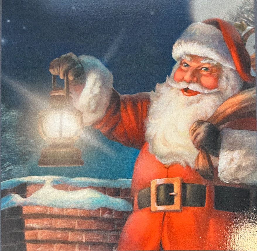 Here Comes Santa Claus Wall Art