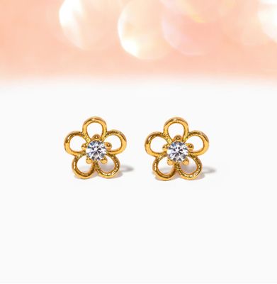 Teeny Tiny Flower Studs