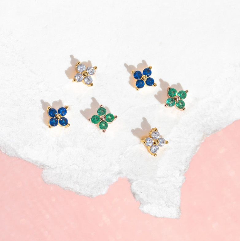 Teeny Tiny  Cluster Studs