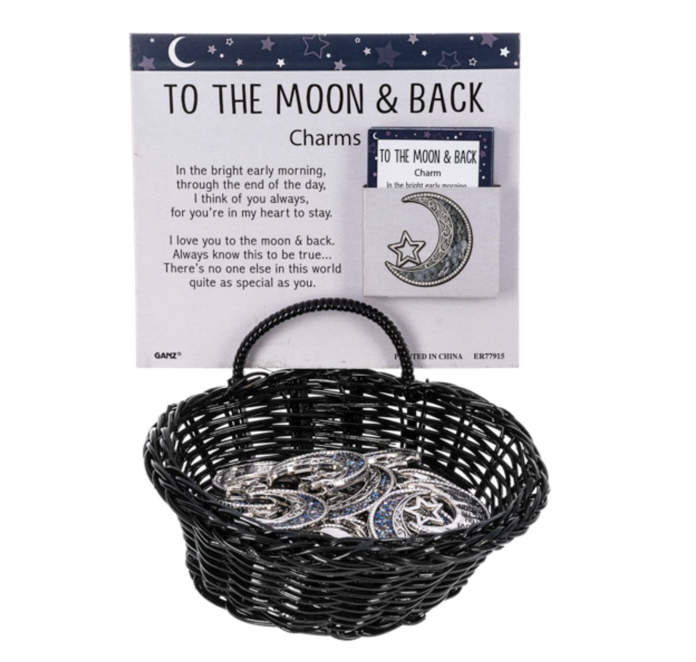 I Love You to the Moon and Back Charms