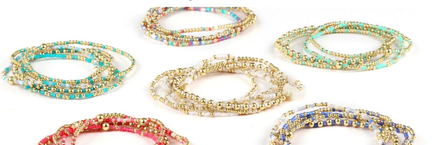 enewton Fall 25 Hope Unwritten Bracelets featuring colorful beaded designs and gold accents, available in Poughkeepsie, NY.