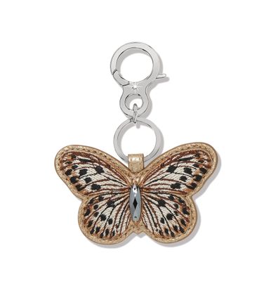 Brighton Sydney Butterfly Small Handbag Fob with delicate wing design, available at our Poughkeepsie NY boutique.