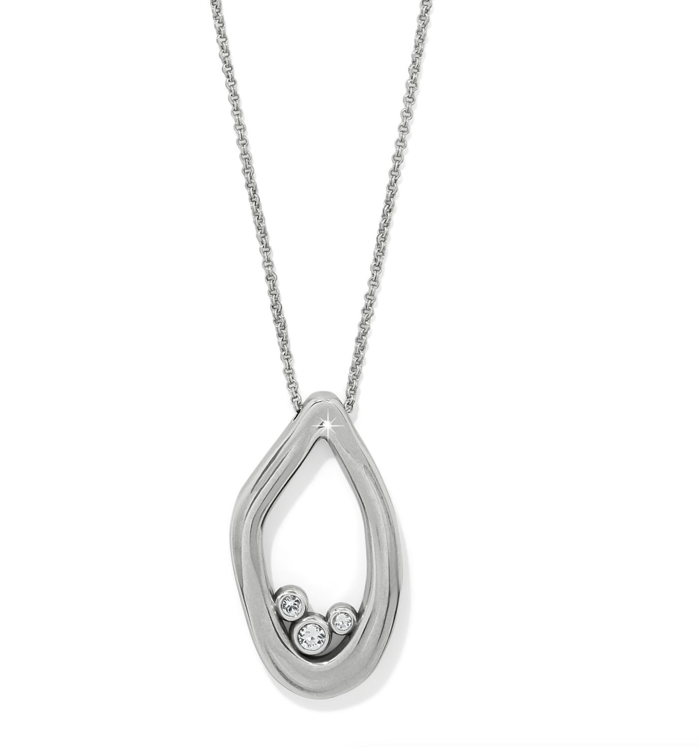 Cascade Lumina Necklace, Color: Silver