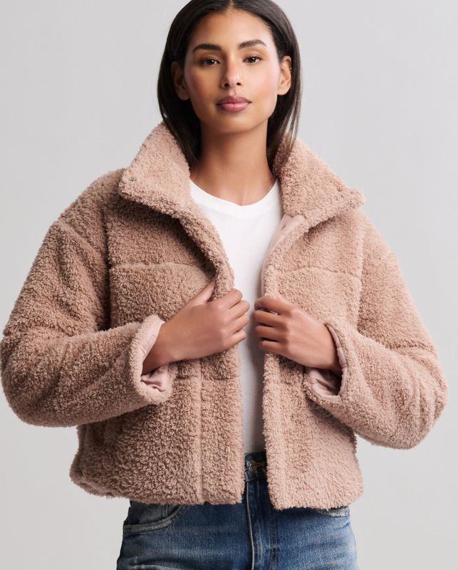 Brushed CozyChic® puffer jacket, soft lightweight insulation, cozy warm fabric, perfect for casual layering
