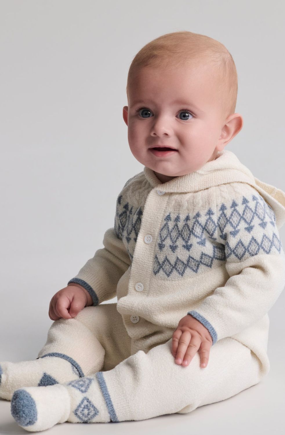 CozyChic Ultra Lite® Baby Fair Isle Onesie, Size: 12-18M