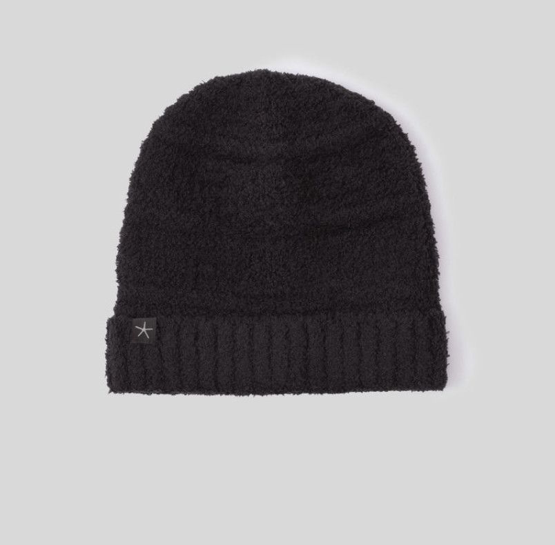 CozyChic® Grid Beanie, Color: BLACK