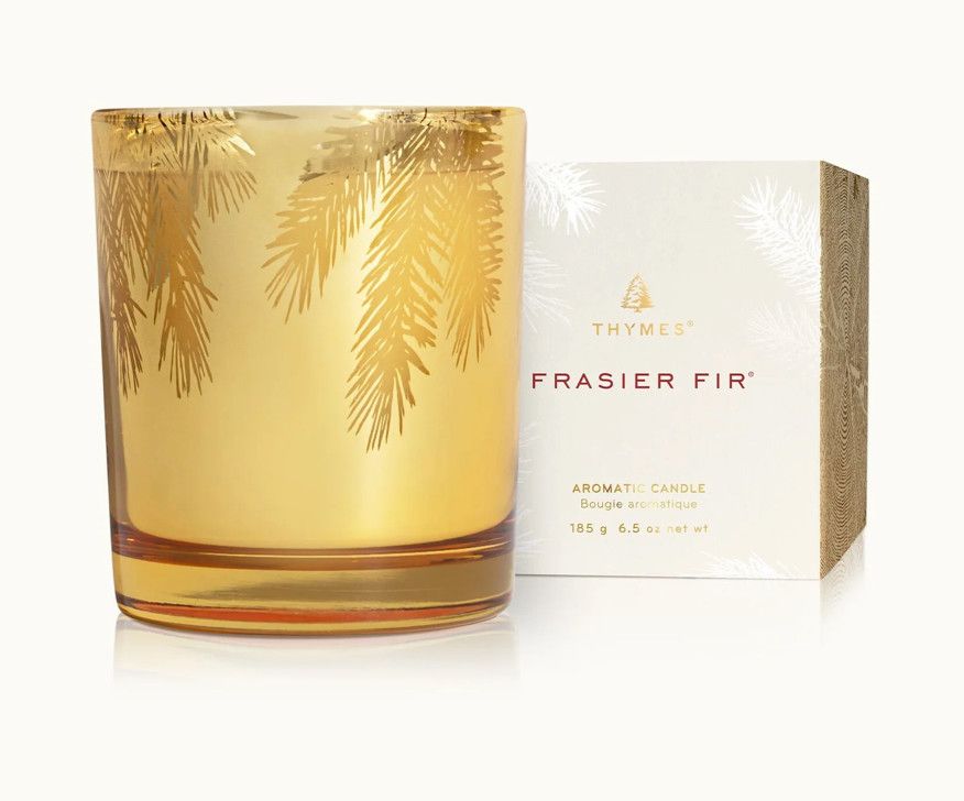 Frasier Fir 6.5oz Gilded Gold Candle,
