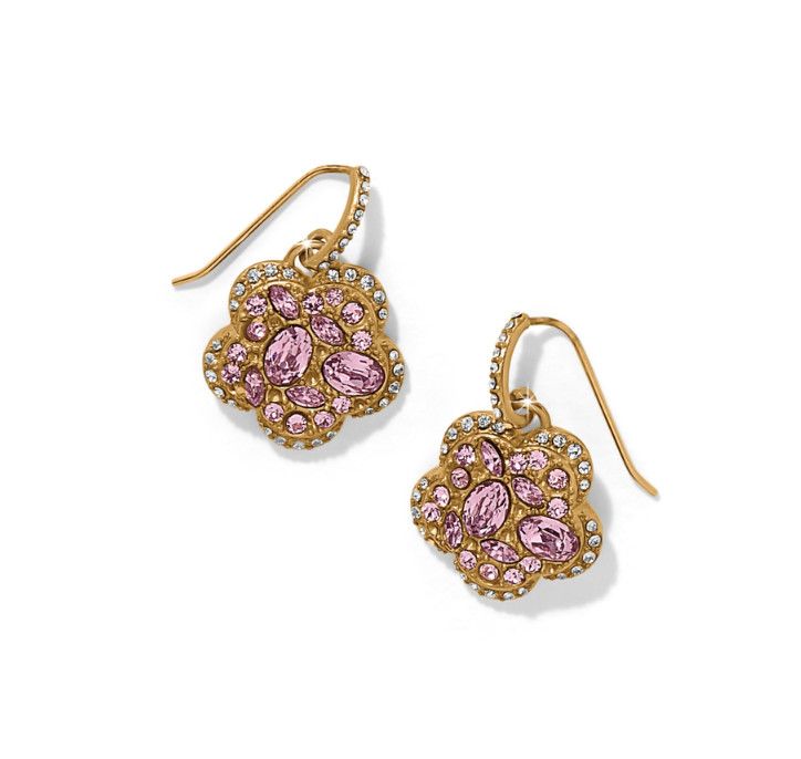 Trust Your Journey Flower Earrings, Color: Gold