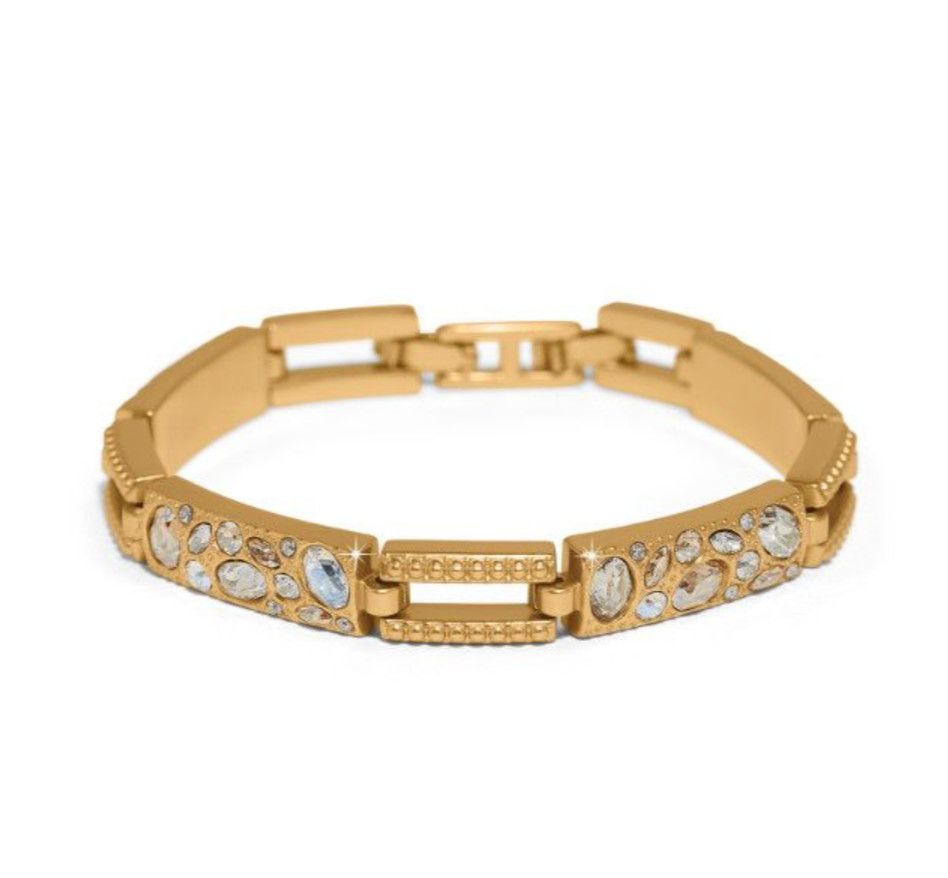 Trust Your Journey Link Bracelet, Color: Gold