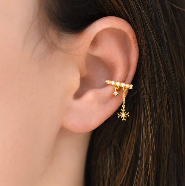 Snowdrop Ear Cuff