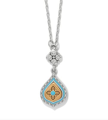 Mosaic Cerrillos Petite Teardrop Necklace